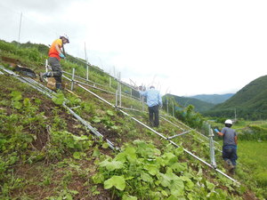 2.増富の工事７月１８～２０日1